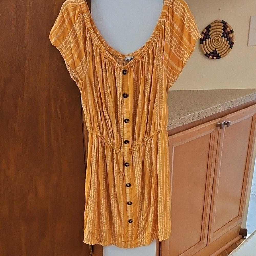 J for Justify Mustard Dress